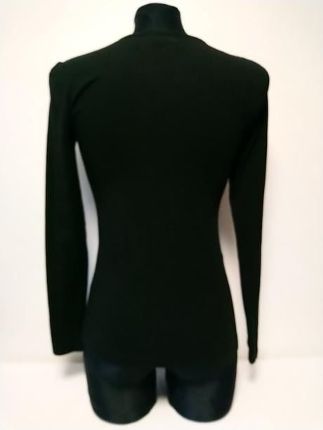 Dámsky čierny elastický top, ltb, xs