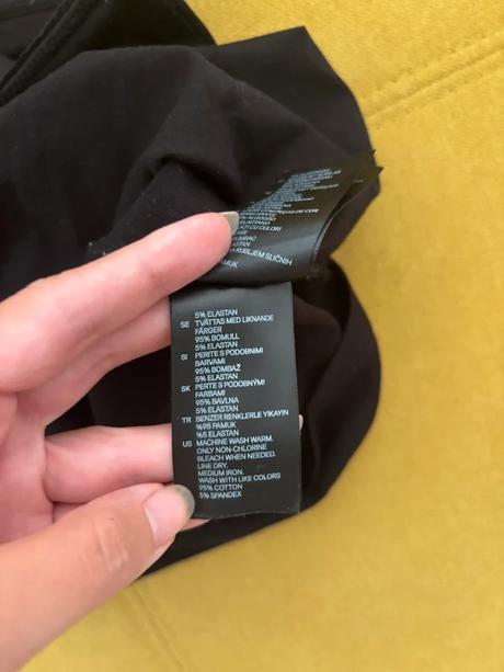 Čierne tielko na kojenie, h&m,m