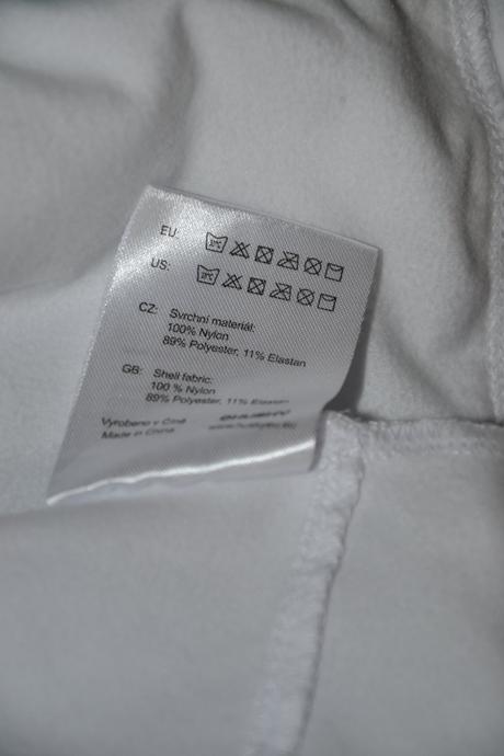Softshelová mikina biela event zn. škoda, s