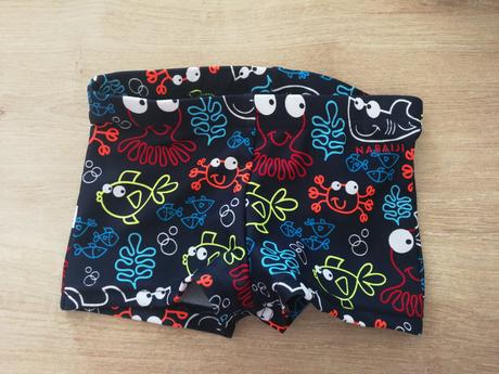 Plavky šortky, decathlon,80