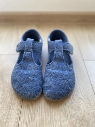 Froddo barefoot papuče/ prezuvky flexy wooly denim, froddo,35