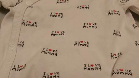 Zavinovacie body " i love mummy" h&m 62, h&m,62