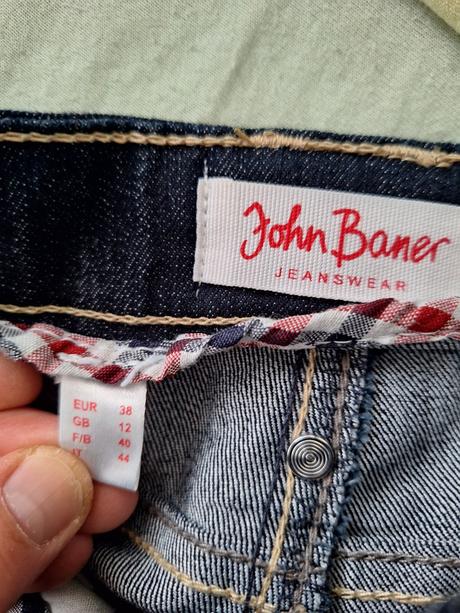 Nohavice capri riflove č.38, bonprix,38