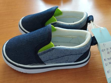 Detské plátenné nízke tenisky, 22