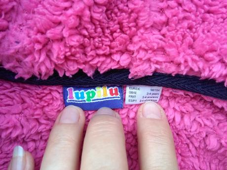 Mikina zateplená kožušinou, lupilu,98