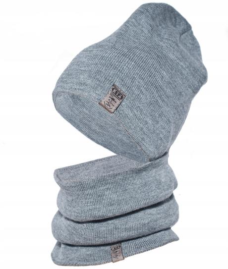 Pánsky zimný set čiapka a nákrčník /mix farieb,