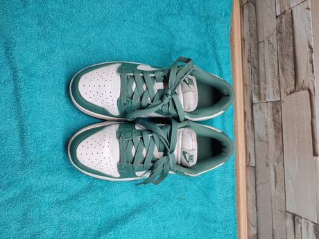 Nike 37,5 - dámske kožené bielo zelené, nike,37