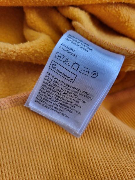 M mikina oversize, h&m,m