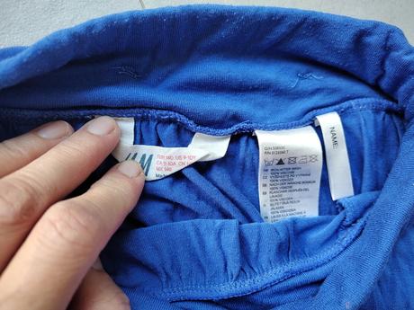 Teplákové nasrávačky baggy tenké, h&m,140