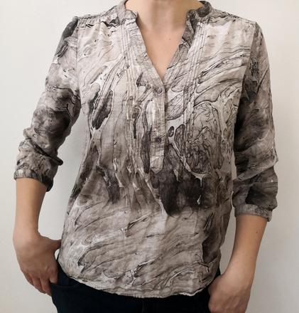 Vzorovaná tunika saint tropez, s