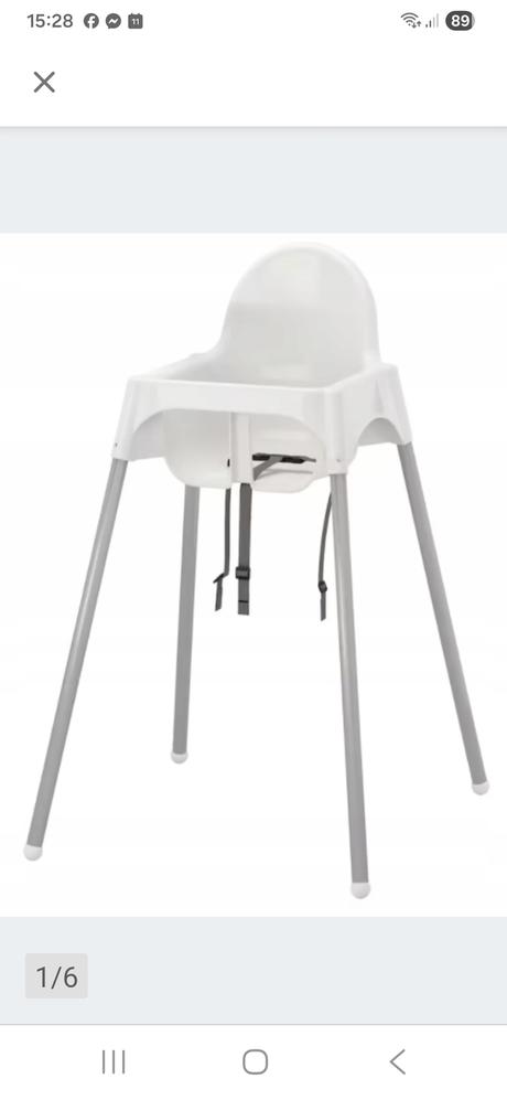 Stolička na kŕmenie, ikea