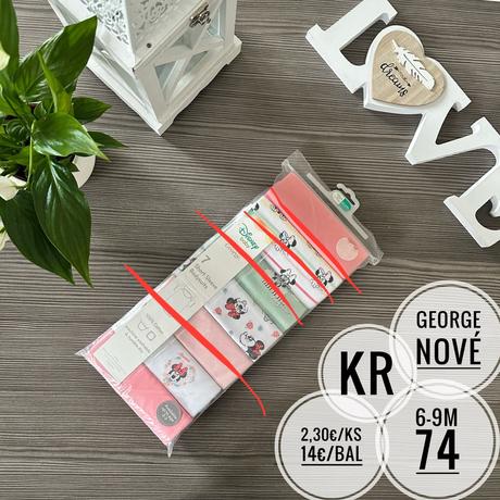 Body s krátkym aj dlhým rukávom, bodytielka, george,62 - 92