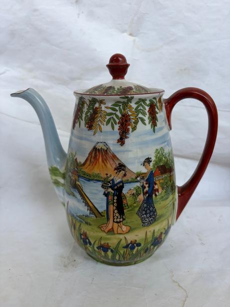 Starozitny antik porcelan cajnik ceskoslovensky p,