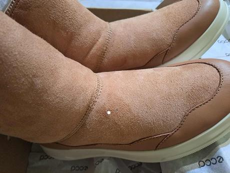 Ecco nové semišové čižmy 39 pc 169eur, ecco,39