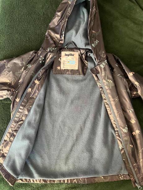 Bunda pogumovaná zateplená-pršiplášť, lupilu,110