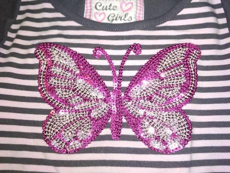 Tričko motýlik, c&a,110