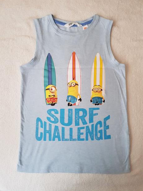 Letne tielko hm mimoni, h&m,140