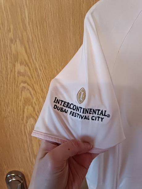 Adidas biela polo košeľa (al badia golf club), adidas,s