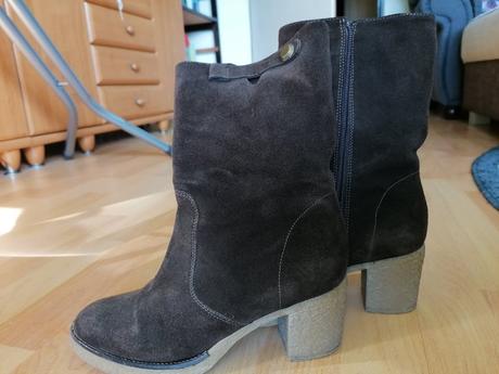 Nízke celokožené čizmy, 36