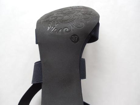 Tmavomodré sandále, graceland,37