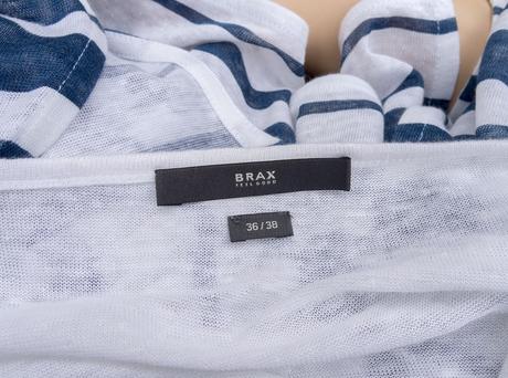 Ľanové tričkové pončo brax, uni veľkosť, 