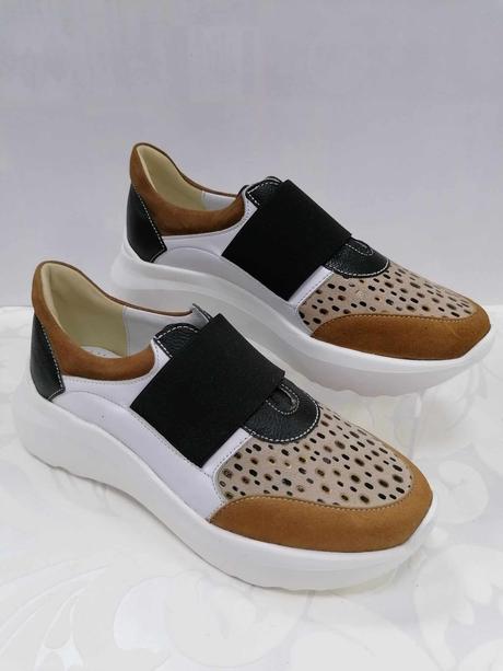 Dámska kožené botasky zn. tanex 21500043 ca+z, 37