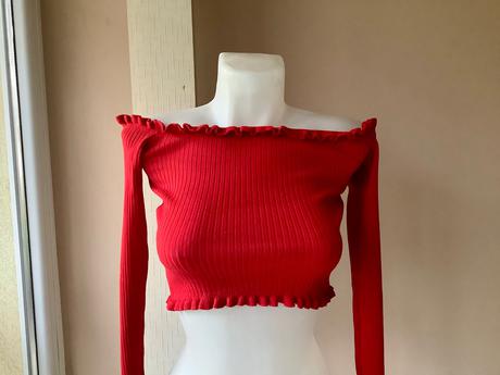 Krátky pulovrik, fishbone,xs