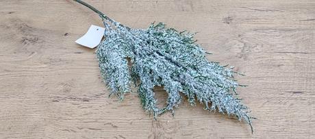 Dekoračná vetvička - 550 mm -zasnežená,