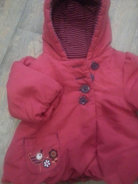 Teplá bundička 74, mothercare,74