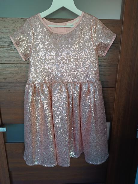 Dievčenské šaty, h&m,128
