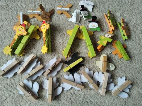 Rôzne malé štipčeky,