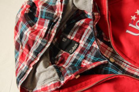 Zara červená mikina + cubus košeľa + kniha peppa, zara,122