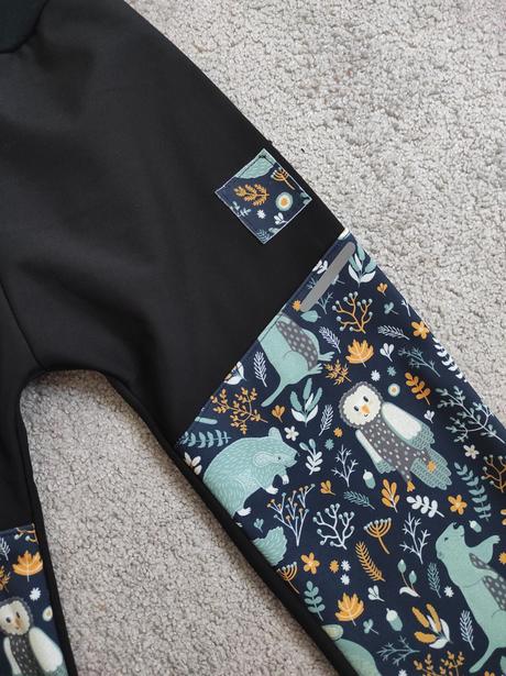 Softshellove nohavice handmade, 98 / 104 / 110 / 116 / 122