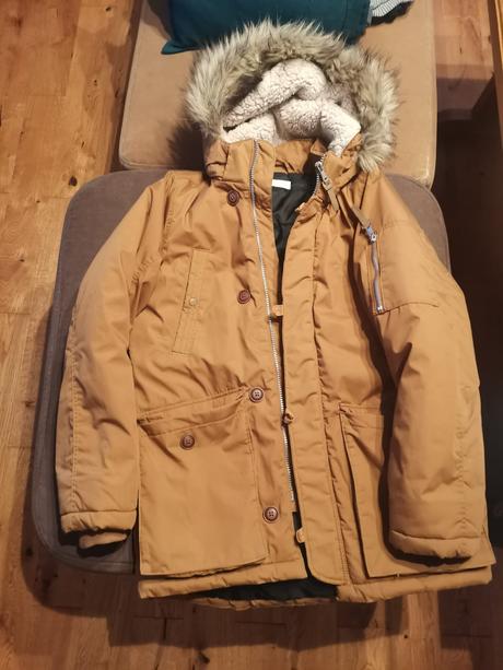 Tepla zimna bunda, h&m,152