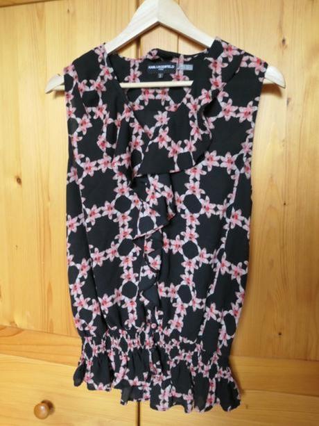 Karl lagerfeld luxusna, excluziv ikonicka bluzka m, m