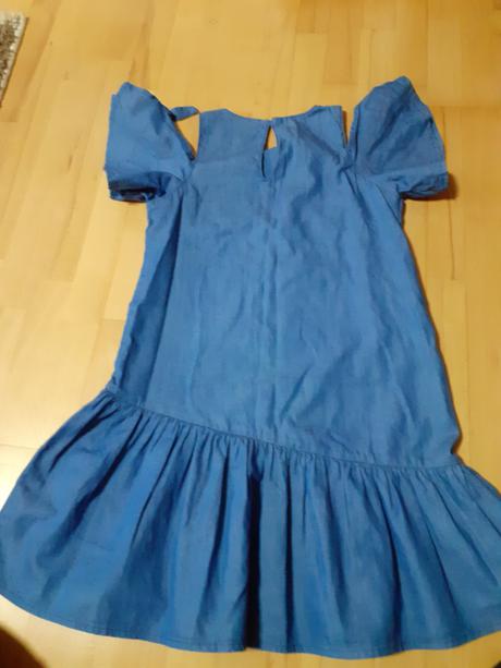 Pohodlné riflové šaty, zara,128