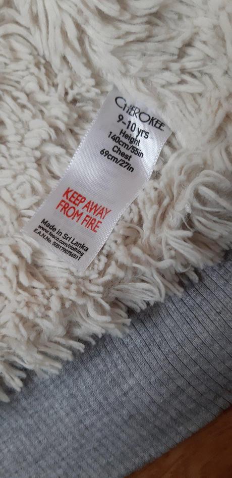 Mikina zateplená plyšom, cherokee,140