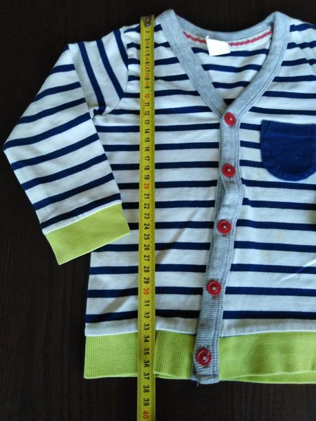 Tenší pasikavy svetrík, h&m,86