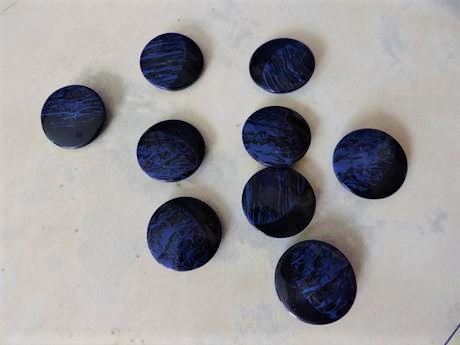 Modré gombíky / 13 ks, 