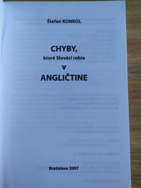 Chyby, ktoré slováci robia v angličtine, 