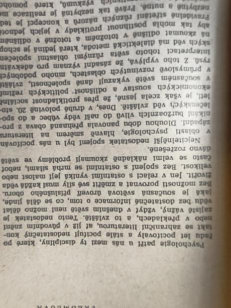 Hranice psychologie,