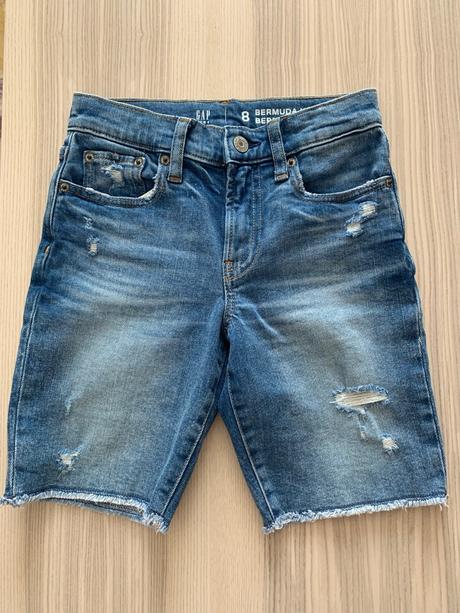 Dievčenské rifľove kraťasy gap veľ. 128, gap,128