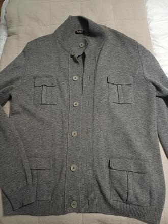 Úžasný pánsky sveter merino/cashmere č.52, l