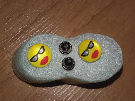 Náušnice emotikon - rôzne druhy,