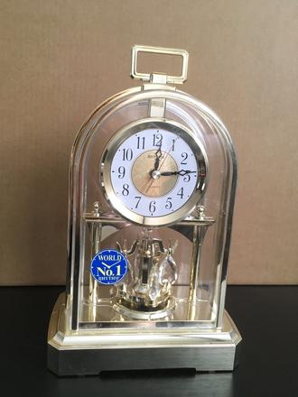 Stolové kyvadlové hodiny rhythm gold, 