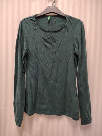 Dámsky tyrkysový elastický top, benetton, s/m, benetton,s