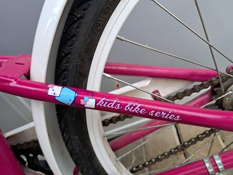 Detský dievčenský bicykel, kenzel,16