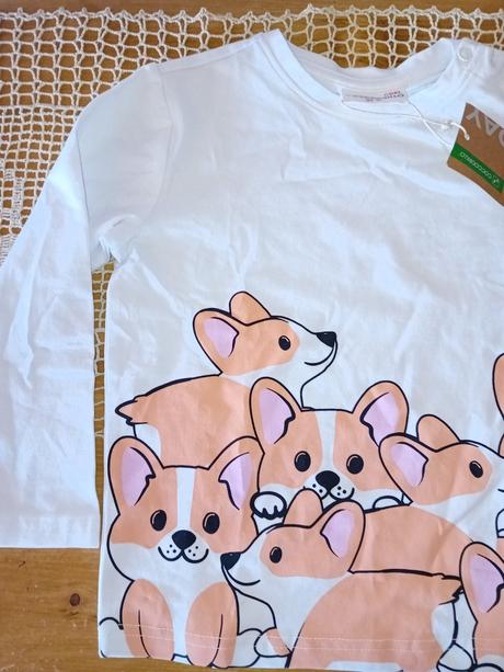 Rozkošné tričko so psíkmi, coccodrillo,98