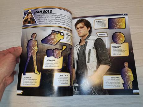 Star wars solo guide + sticker collection nsu19,