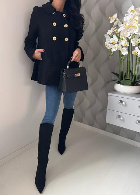 Juicy couture - vlnený kabát, m